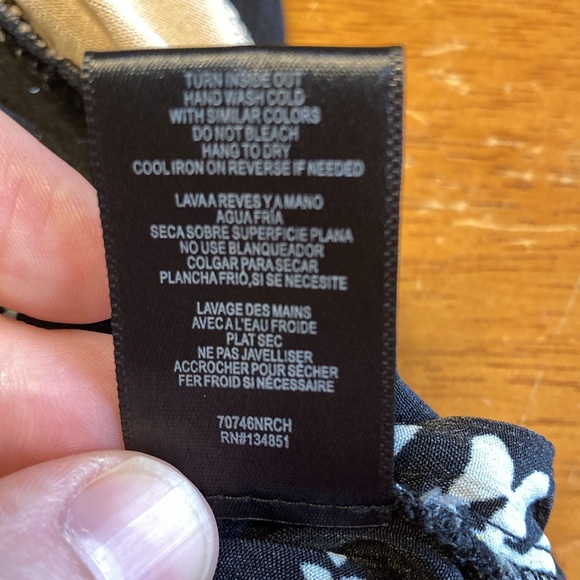 Wayf Womens Size S Black Yellow Floral Off Shoulder Smocked Bodysuit Long Sleeve - Picture 12 of 15